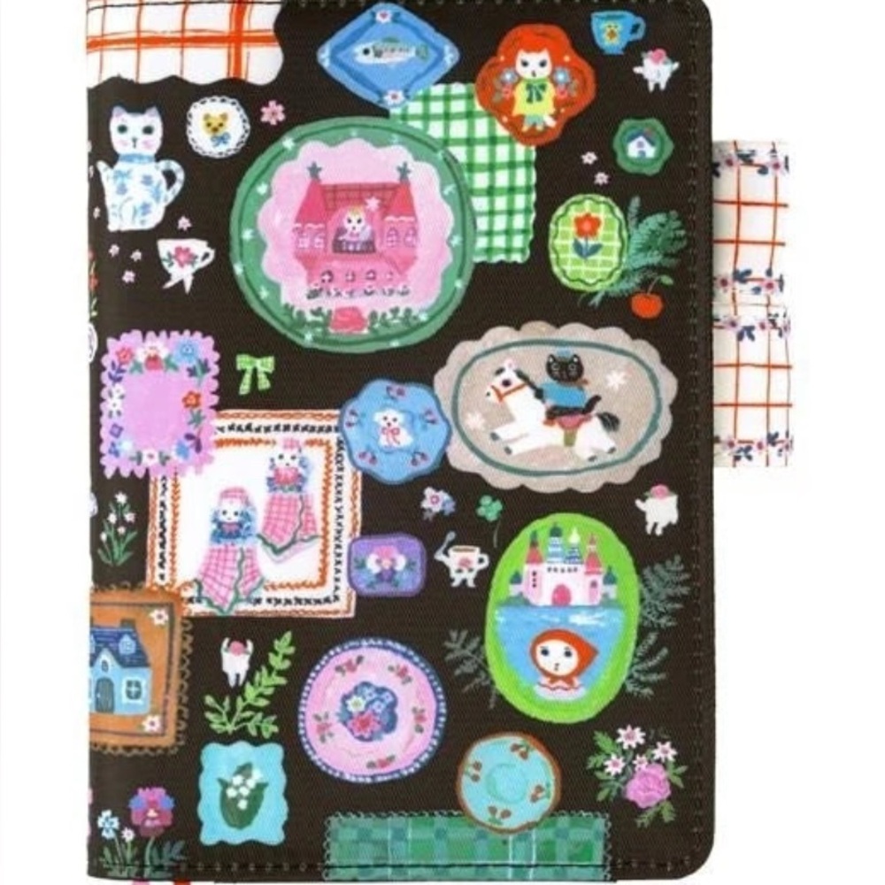 A6 Yumi Kitagishi Hobonichi Cover with Clear Cover on Cover
